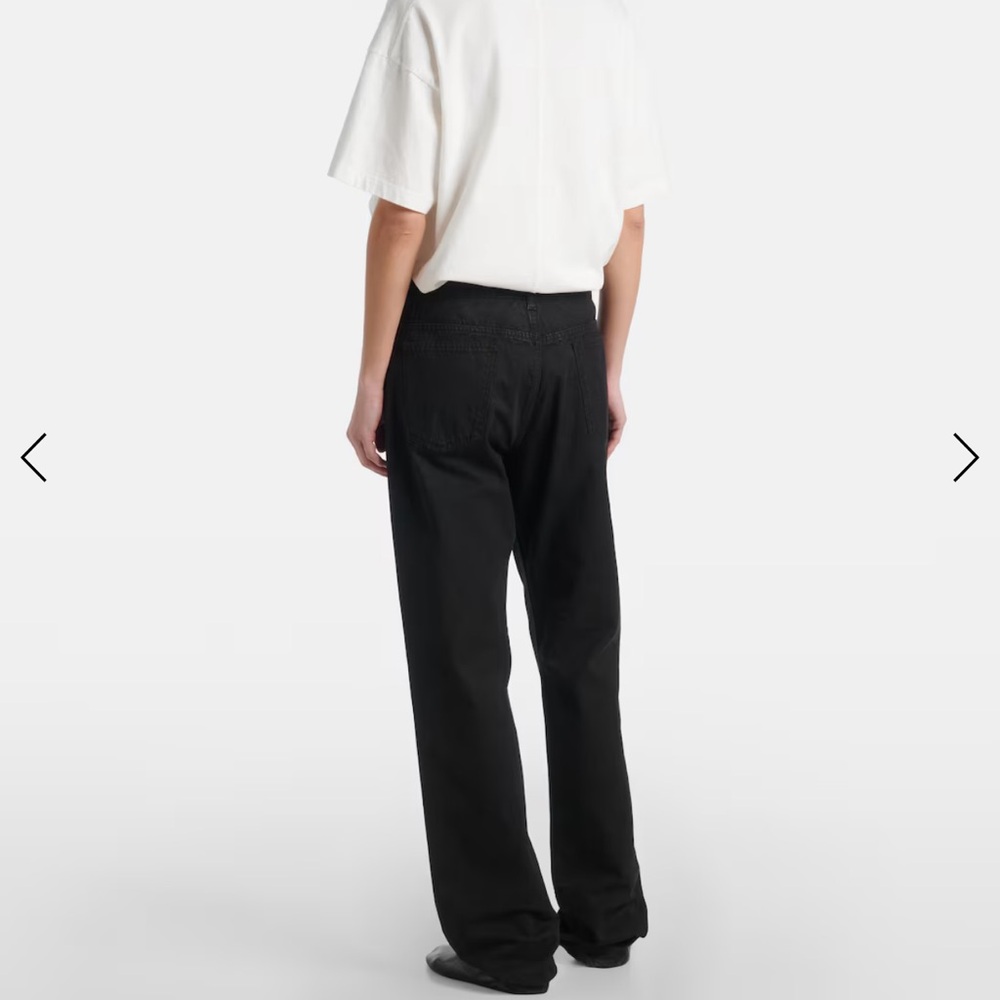 The Row Women's Black Straight Leg Jeans “LANDAIS JEAN”